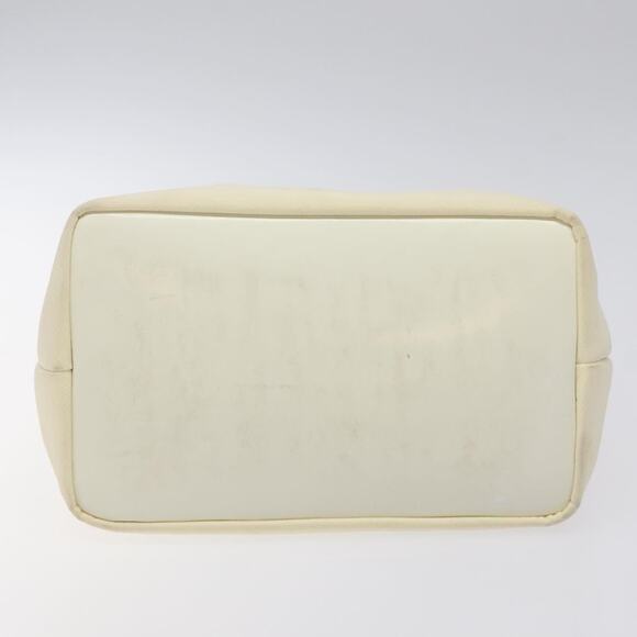 GUCCI Bamboo Hand Bag Nylon White Gold 000 1956 000 1956 - Picture 9 of 12